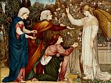 Stanhope Paintings - Why seek ye the living among the dread St Luke, Chapter XIV, verse 5 by John Roddam Spencer Stanhope